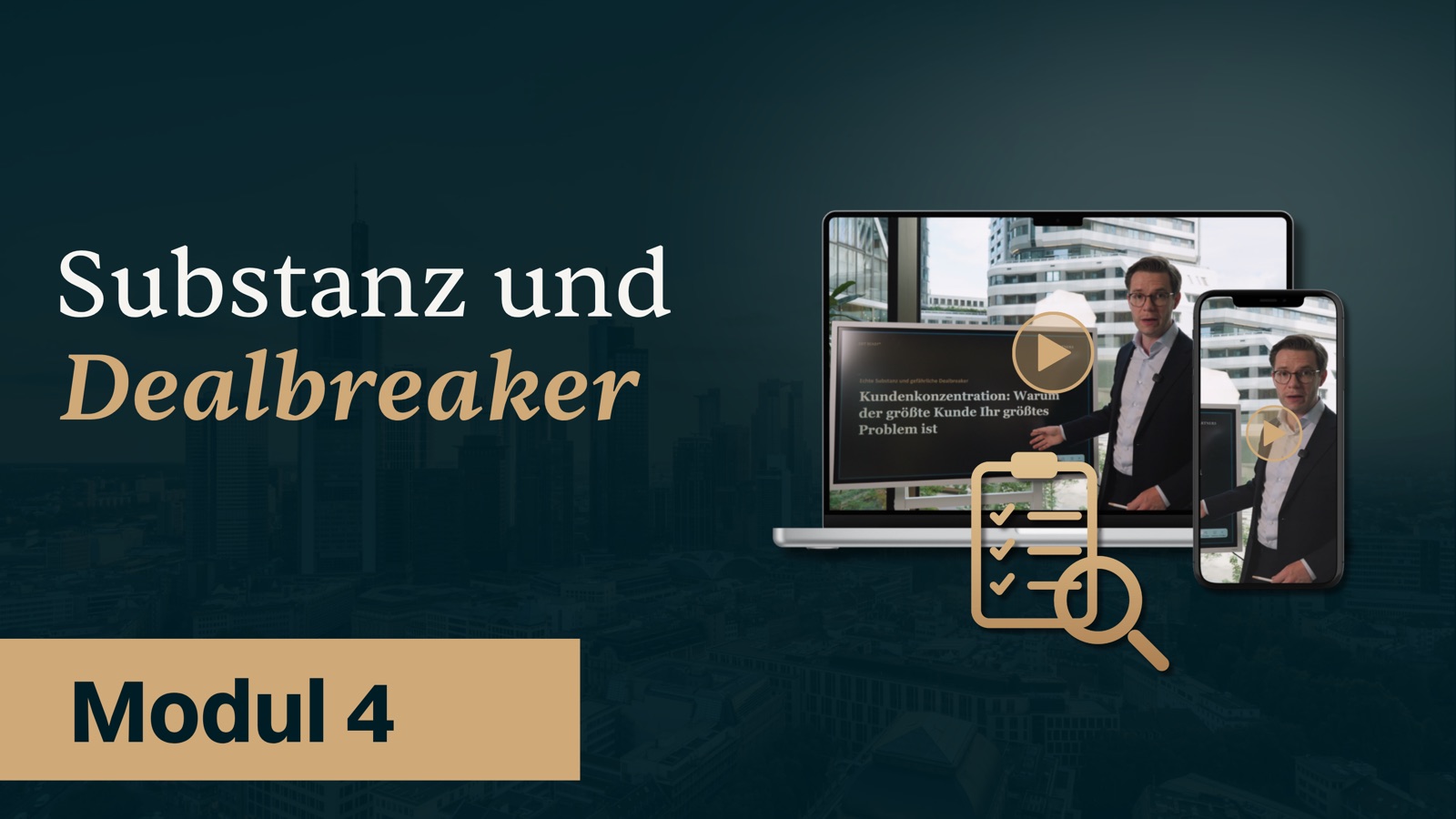 Kurscover Block D: Substanz und Dealbreaker
